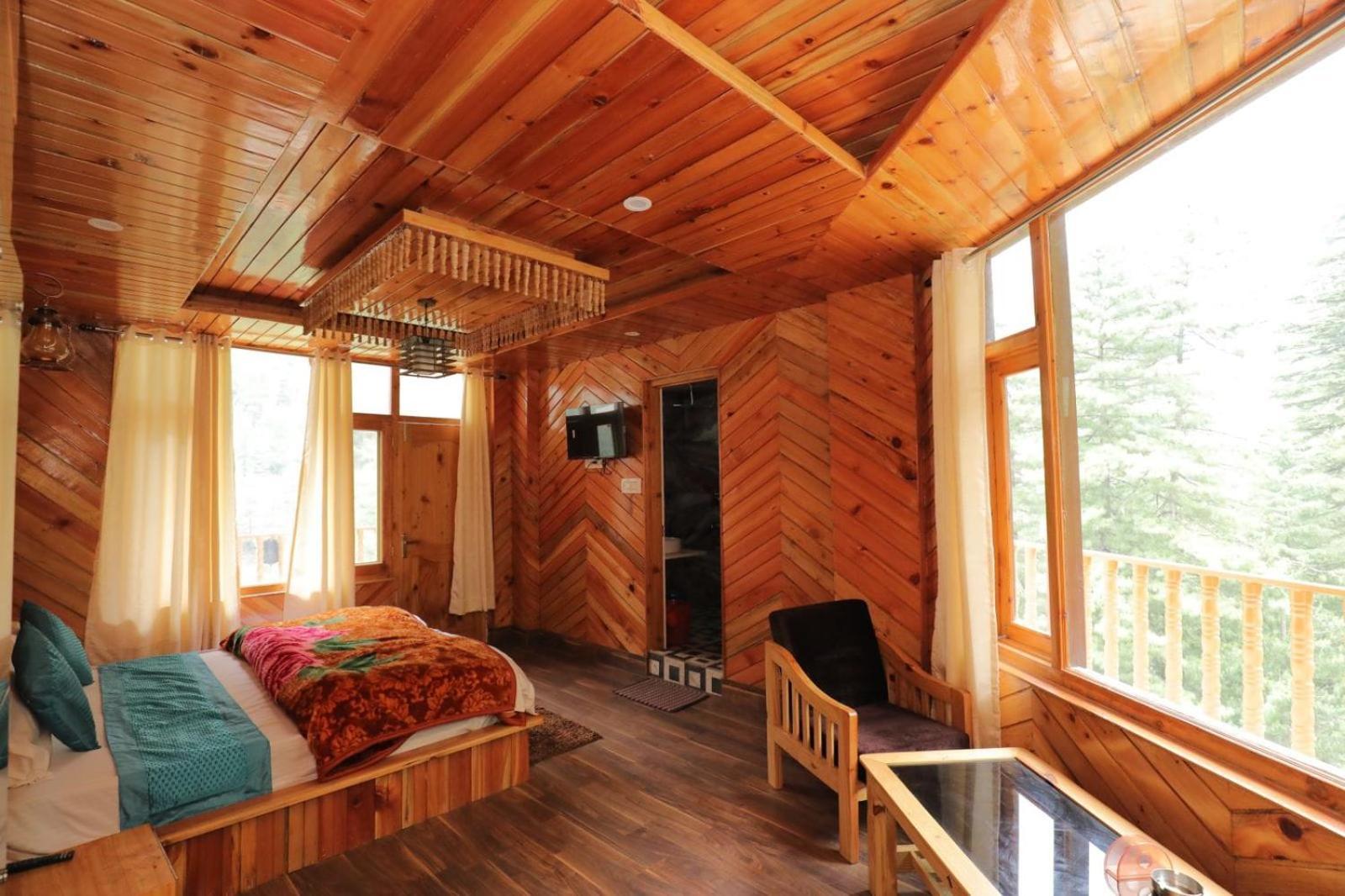 Shangri-La Rooms & Restaurant Kasol Bagian luar foto